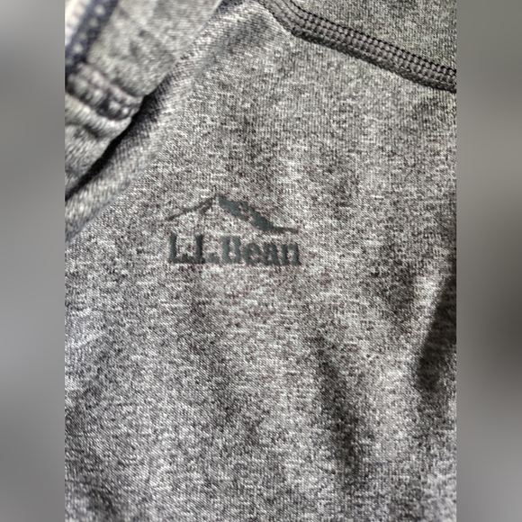 LL Bean Kids' Full-Zip Hoodie Sweatshirt Size Large L 14-16 Gray Fleece Interior - Picture 9 of 17